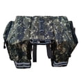 thumbnail image 2 of maskred Premium Cycling Bike Double Rear Seat Bag Trunk Bag Waterproof and Expandable Camouflage Green Large 1Set, 2 of 6