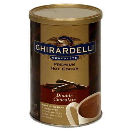 Ghirardelli Double Chocolate Hot Cocoa Mix, 16 oz Canister