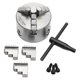 thumbnail image 2 of Mandril de torno , pieza de perforación de torno autocentrante para máquinas rectificadoras de fresadora Cola Mini mandril de torno, 2 of 6