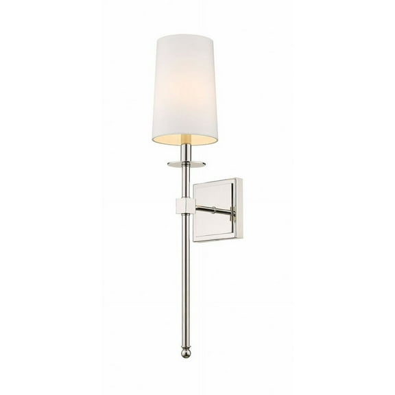 1 Light Wall Sconce in Whimsical Style 5.5 inches Wide By 26 inches High-Polished Nickel Finish Bailey Street Home 372-Bel-4185799