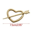 thumbnail image 3 of Pinza de broche de madera - Diseño de canguro y gato monos - Pinza y pasador de chal de madera natural - Accesorio vintage de 5-10 cm, 3 of 3