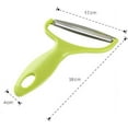 thumbnail image 3 of Xiao Hua  Cooking Tools Wide Mouth Peeler Vegetables Fruit Stainless Steel Knife Cabbage Graters Salad Potato Slicer Kitchen Accessories, 3 of 5