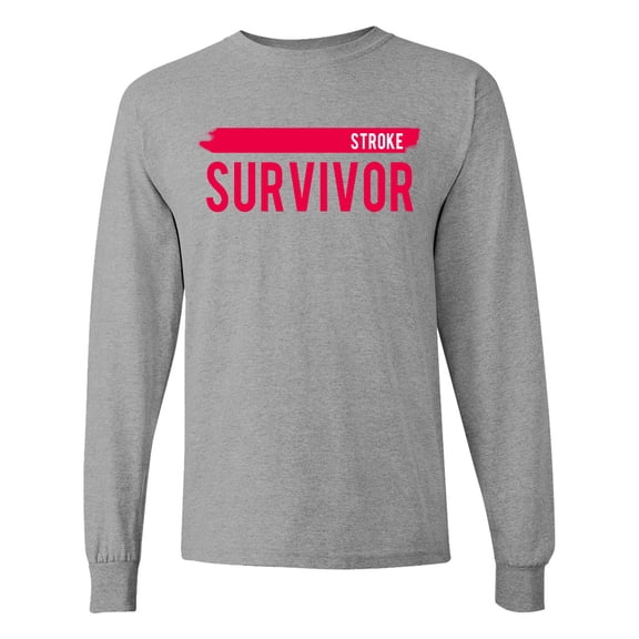 Inktastic Stroke Survivor Long Sleeve T-Shirt