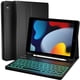 thumbnail image 1 of Funda para iPad con teclado EVEO 9ª generación, 10,2 pulgadas, negra, 1 of 9