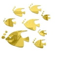 thumbnail image 2 of Wall Stickers Sea Animals Fishes Theme Waterproof Acrylic Mirror Wall Decor Stickers Removable Dog Diy Sticky Mural Stickers Decals For Living Room Kid Baby Bedroom Bathroom,Gold Home Wall Stickers, 2 of 4