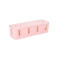 thumbnail image 1 of Xingzhi Power Electric Cable Outlet Reusable Breathable Solid Color Charging Cord Data Line Wire Organizer Manager Storage Box Light Pink 1Set, 1 of 6