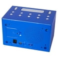 thumbnail image 3 of HANNLOMAX HX-111CR Radio despertador, radio PLL AM/FM, alarma dual, pantalla LED blanca, horario de verano automático, conector auxiliar. (Azul), 3 of 3