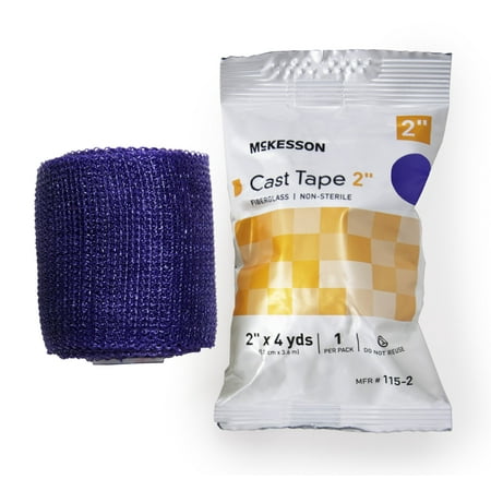 McKesson Cast Tape 2 Inch X 12 Foot Fiberglass Purple, McKesson Brand, 115-2U - Box of 10