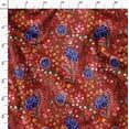 thumbnail image 3 of Soimoi Floral Print,Cotton Poplin, Sewing Fabric Sold by The Yard 42 Inch Wide,Sewing Craft Quilting/Quilt Making Fabric, Red, 3 of 6
