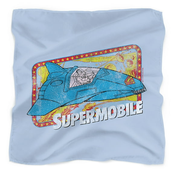 Superman Supermobile Bandana (21 in x 21 in)