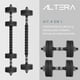 thumbnail image 3 of Mancuerna con Peso Ajustable Altera  SM-15K C/ Discos de Cemento Intercambiables 10Kg, 3 of 12