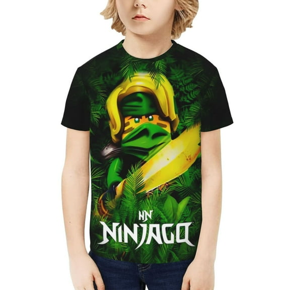 Ninjago Kids T-Shirt 3d Printed Graphic T-Shirts Boys And Girls Short Sleeve Shirts For Youth Kids X-Small