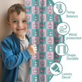 thumbnail image 3 of Blackout Kids Curtains,Checkered Unicorn Cat Pattern Childrens Insulated Curtains Set Of 2,Bedroom Essentials,Toddler Room Decor 52"x84", 3 of 5