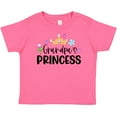thumbnail image 3 of Inktastic Grandpa's Princess Crown and Flowers Girls Baby T-Shirt, 3 of 5