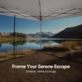 thumbnail image 7 of Quictent 10x10 Pop Up Canopy Tent - Instant Setup Gazebo for 1 Person, Portable & Compact, Waterproof & UV Protection, Ideal for Camping, Beach, Parties, and Outdoor Events, 7 of 7