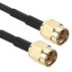 thumbnail image 3 of Cables coaxiales SMA macho a SMA macho de 50 Ohm 5.9 pies RG174 1 pieza, 3 of 5