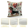 thumbnail image 4 of Dag Home Pet Throw Pillow Covers, A Deserves A Good Bone Pillows Cushion Case for Sofa Couch, 4 of 5