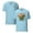 Ocean Blue, variant on Santa Cruz Surf Shop Surf's Up Monster Tshirt