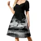 thumbnail image 1 of Vestido de baile de manga corta, vestido de verano para mujer, vestido de verano suelto, vestidos de novia para mujer, 1 of 7