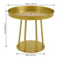 thumbnail image 7 of Wildnix Wedding Flower Stands Set of 10, Gold, Round Base, Sturdy Steel Construction, Ideal for Tabletop and Event Decoration, 7 of 7