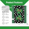 thumbnail image 2 of St. Patricks Day Mailbox Cover Magnetic Standard Size 21"x19", Shamrock Clover Polka Dot Spring Decorative Post Letter Box Wrap Decor, Plaid Farmhouse Irish Garden Yard Outdoor Decoration, 2 of 6