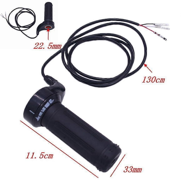 Electric tricycle acceleration swing handle 1.3 meters speed control swing handle 24 36 48V right electric switch handle
