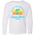 thumbnail image 3 of Inktastic Summer Enjoy the Sunshine Laguna Beach California in Blue Long Sleeve Youth T-Shirt, 3 of 5
