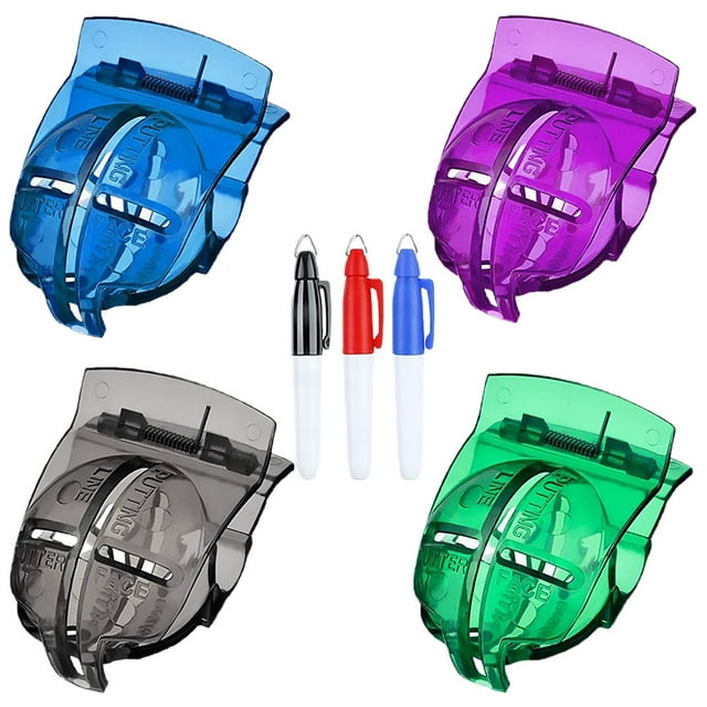 MasteelfCA 7pcs/set Golfs Ball Line Liner Practical Marker Tool Putting Kit with Marker Pen
