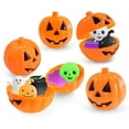 thumbnail image 4 of 5/10 Pcs Halloween Pumpkin Containers Plastic Pumpkin Storage Box Case Bulk, 4 of 4