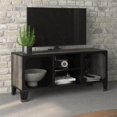 thumbnail image 1 of vidaXL Meuble TV Gris 105x36x47 cm Métal et MDF, 1 of 5