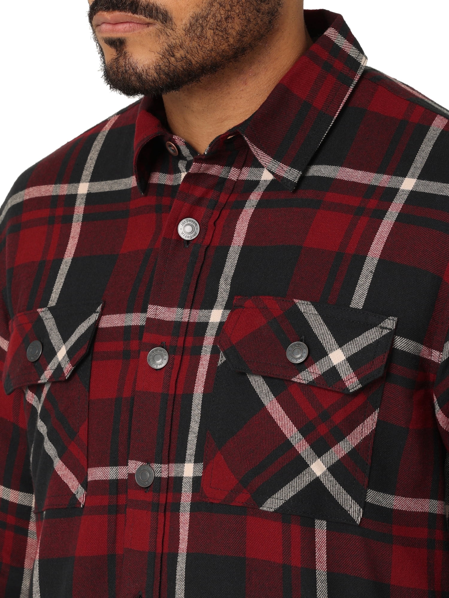 Wrangler Men's Long Sleeve Heavyweight Shirt