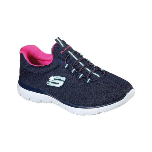 skechers black summit trainers