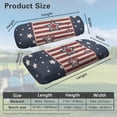 thumbnail image 7 of Uorisanigo Golf Cart Seat Cover, Washable American Flag Stars Car Seats Cover Towel Blanket for Most 2 Passenger Club Car Keeps Seat Warm and Comfortable, 7 of 7