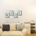 thumbnail image 5 of Flower Wall Art Prints Posters Word Quotes Jar Design Set of 4 for Home Farm Bathroom Kitchen Office Unframed, 5 of 7