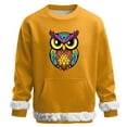 thumbnail image 1 of Ceisia Men's Mardi Gras Venice Mask Fuzzy-Trim Sweatshirt | Winter Festive Casual Pullover Gift, 1 of 6
