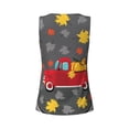 thumbnail image 5 of Lsque Red Pickup Truck With Pumpkins Printed Workout Tank Tops for Women, Athletic Sports Tank Tops, Compression Sleeveless Dry Fit Shirts,Sleeveless Yoga Shirt-Medium, 5 of 9