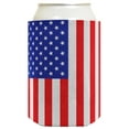 thumbnail image 4 of Summer Drink Sleeve American Flag Vertical 12-Pack Can Coolers Coolies, 4 of 8