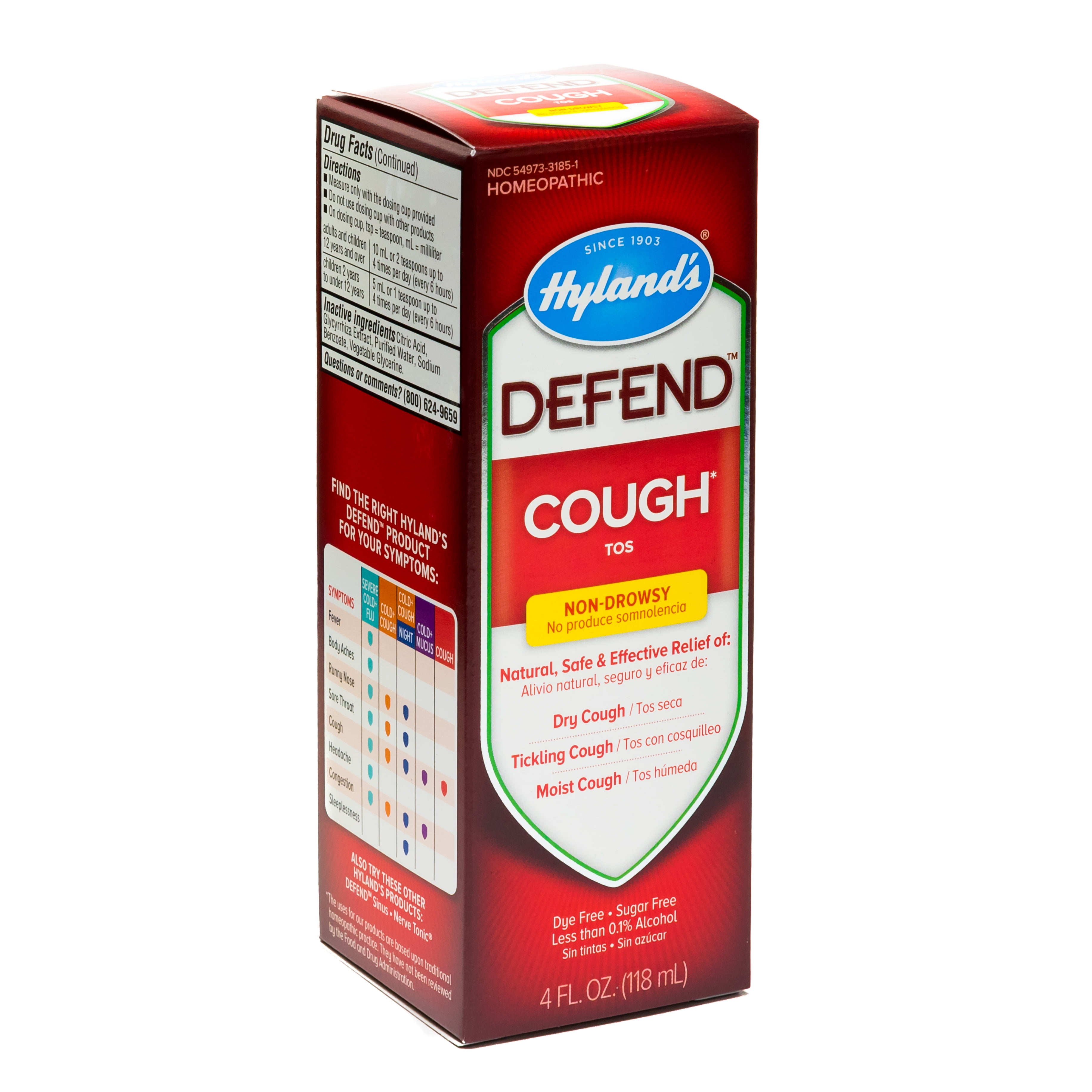 Hylands Cough Syrup Sugar Free, 4 Oz - Walmart.com
