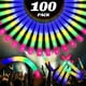 thumbnail image 1 of ¡Lugar de fiesta Foam Glow Sticks! 100 unidades de 18.5 pulgadas con LED de 4 colores, 1 of 9