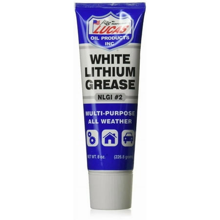 White Lithium Grease 8 Ounce Tube