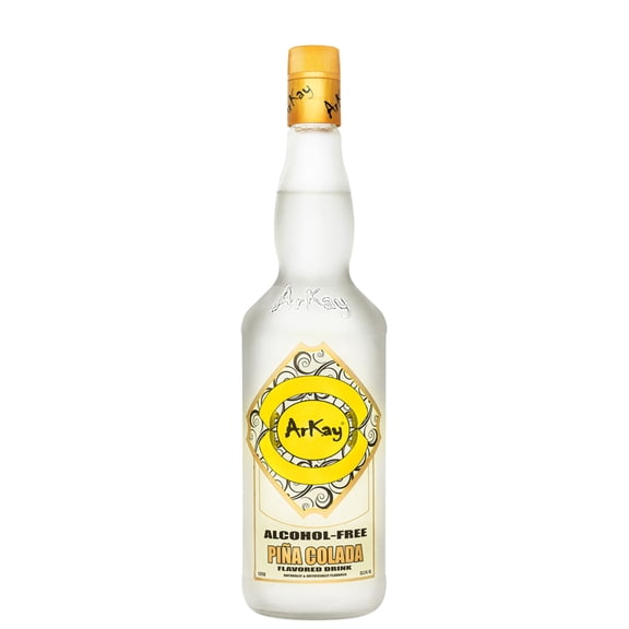 ArKay - Non-Alcoholic Piña Colada - 0 Calories, 0 Sugar - Alcohol-Free Piña Colada Alternative - 33.3 Fl Oz