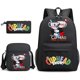 thumbnail image 1 of Mochila Cuphead Game Mugman para niñas y niños, mochila escolar de gran capacidad para ordenador portátil, mochila multifunción impermeable10 Deng Xun unisex, 1 of 2
