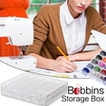 thumbnail image 1 of Ynlkorvg Bobbins Pcs Machine Case Plastic Sewing Sewing for with Machine 25 Cleaning Supplies Home Case Cleaning, 1 of 9