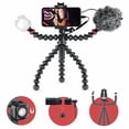 thumbnail image 1 of JOBY GorillaPod Mobile Vlogging Kit (equipo para teléfono inteligente, micrófono móvil Wavo, mini luz LED Beamo) trípode flexible, soporte para teléfono, micrófono Vlogging, luz Vlog, kit de cámara Vl, 1 of 5