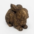 thumbnail image 4 of Luiuiu Resin Lying Bunny Tabletop Easter Decoration, for Home Table Decor Rabbit Figurines, Bronze, 2.75", 4 of 5