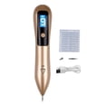 thumbnail image 2 of Vogacara Bolígrafo eléctrico con pantalla LCD, máquina de extracción ajustable de 9 niveles, herramienta para la piel Tratamientos faciales Oro Vogacara CE000123-02B, 2 of 6