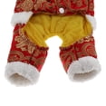 thumbnail image 3 of Tang Suit Chinese New Year Garment - rojo, S S Colco Traje de perro de mascota festivo, 3 of 8