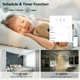 thumbnail image 3 of Smaair 52" Silent DC Smart Ceiling Fan with Dimmable LED Light and Remote 3 Blades, 3 of 10