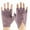 Purple, variant on Women's Leather Half Finger Gloves, Fashion Short Fingerless Gloves for Autumn Winter Style and Warmth Black