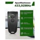 thumbnail image 2 of 2pcs 433.92MHz Remote Control for Garage Door Opener, 2 Channels Handheld Transmitter for RSC2, RSE2, 2 of 5
